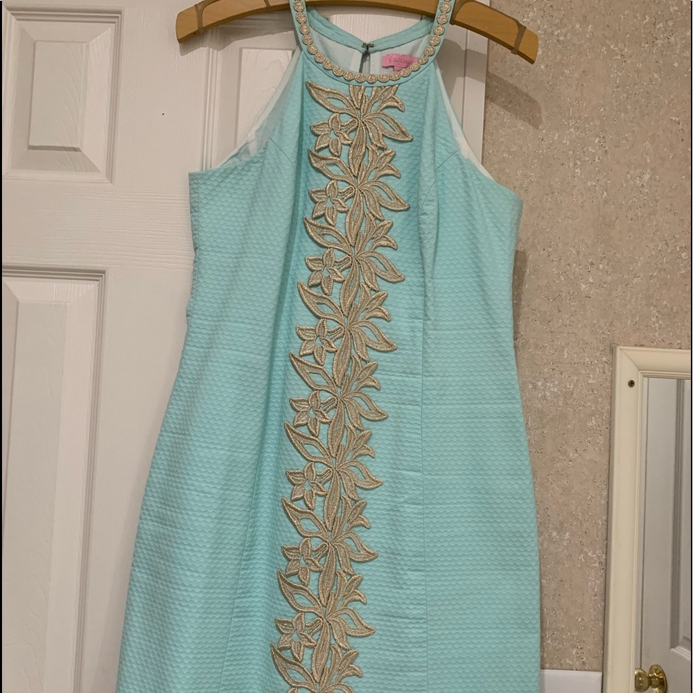 Lilly Pulitzer minty blue dress sz 6